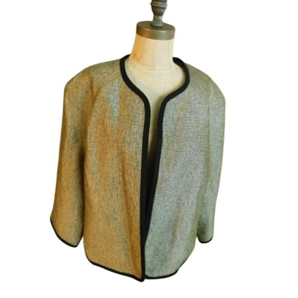 Kasper Size 18 Plus Size Lined 2 Piece Suit Jacket + Skirt EUC